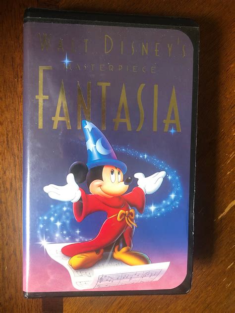 Fantasia Walt Disneys Masterpiece Collection Vhs Etsy