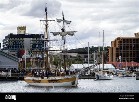 Tall Ship On The Water Tall Ships At The Wooden Boat Festival In