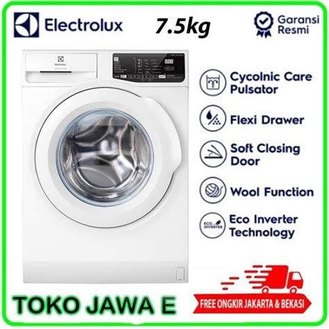 Jual Mesin Cuci Front Loading Electrolux Ewf Eqwa Kapasitas Kg