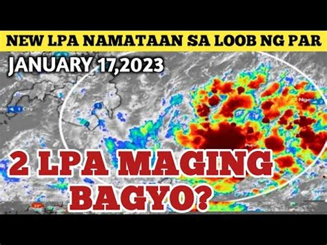 Lpa Nasa Loob Ng Par Maging Bagyo January Pagasa Weather