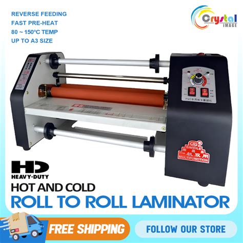 Officom Roll To Roll Laminating Machine A3 Heavy Duty Hot Cold