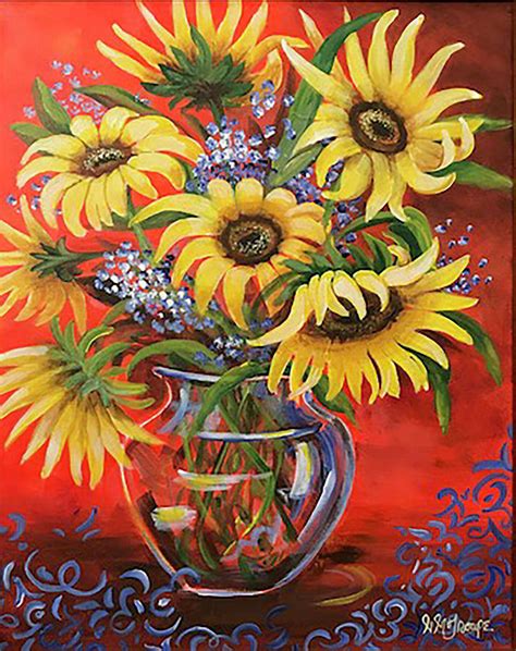 Bright And Sassy Painting By Nancy Troupe Fine Art America