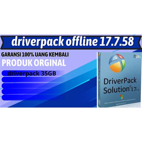 Jual Driverpack Solution Shopee Indonesia