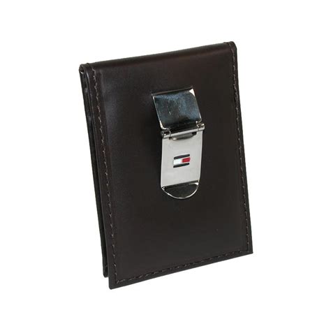 Men's Leather Front Pocket Wallet with Money Clip | eBay