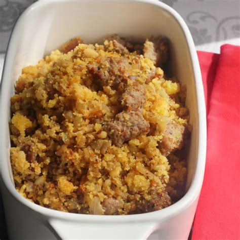 Adriennes Holiday Fennel Sausage Stuffing