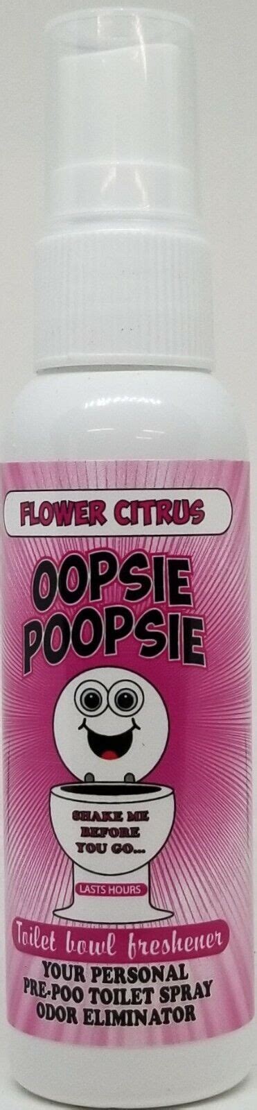 Oopsie Poopsie Toilet Bowl Freshener Pre Poop Odor Eliminator 2 Oz