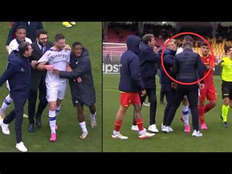 Lecce Manager Sacked After Headbutting Verona Striker Thomas Henry