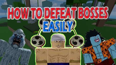 The Easiest Way To Defeat Bosses In The First Sea Blox Fruits Youtube