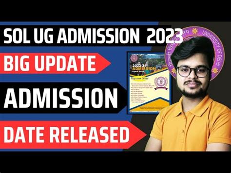 Big Update DU SOL UG Admission Date Released 2023 24 Du Sol UG