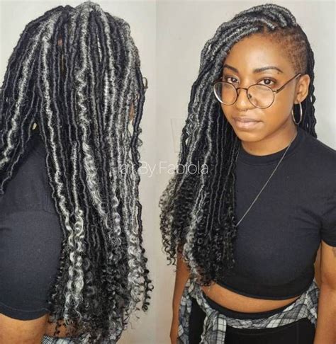 40 Fabulous Funky Ways To Pull Off Faux Locs Hair Styles Black Women