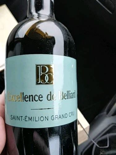 Excellence De Belliard Saint Emilion Grand Cru Vivino