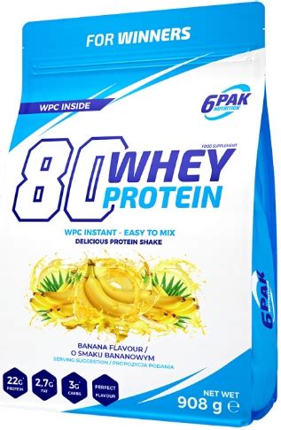 Pak Whey Protein G Od Ywka Bia Kowa Wpc Wpc Serwatka Smak