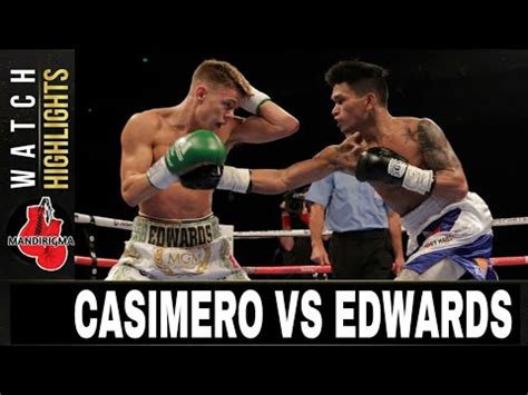 John Riel Quadro Alas Casimero Vs Charlie Edwards Full Fight YouTube