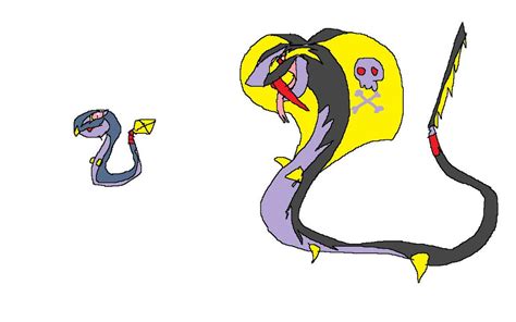 Pre-evolve and evolution of Seviper by Liepardmon555 on DeviantArt