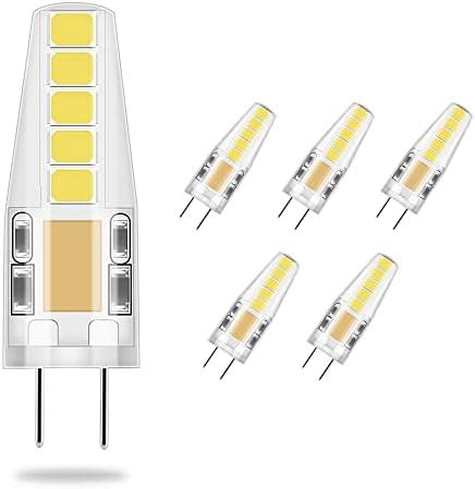 ELINKUME G4 LED Lampen Birnen 2W Kaltweiss Led G4 Stiftsockel