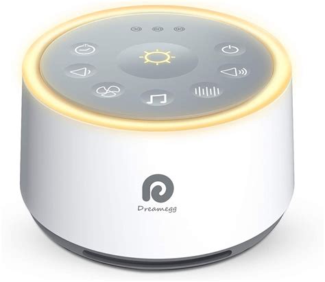 Dreamegg D Sound Machine White Noise Machine With Night Light