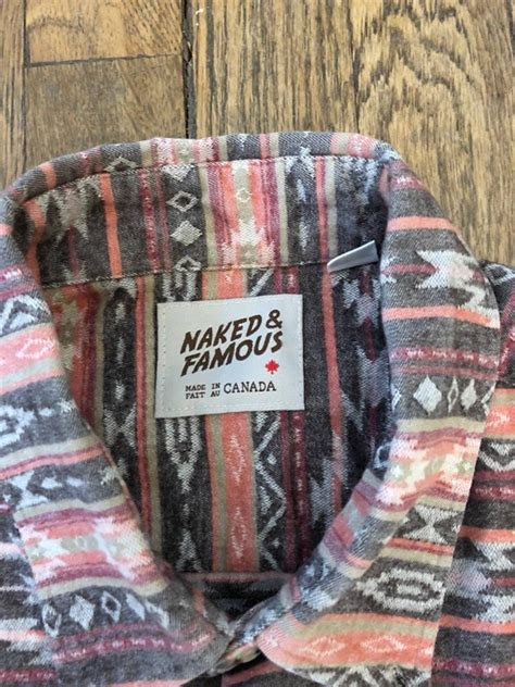 Naked Famous Aztec Design Flannel Grailed