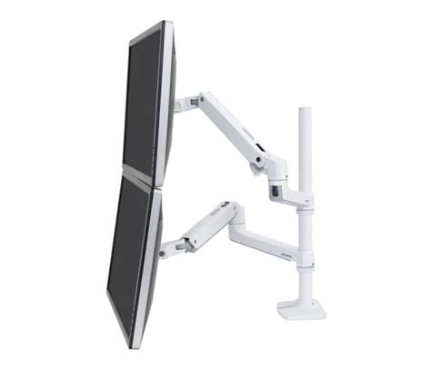 Ergotron LX Dual Stacking Arm Biały Uchwyty do monitorów Sklep