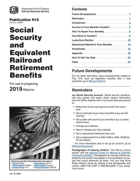 Social Security Benefits Worksheet Lines 6a And 6b 2022