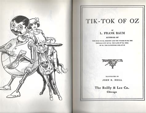 Tik Tok Of Oz By L Frank Baum Illust By John R Neill Very Good