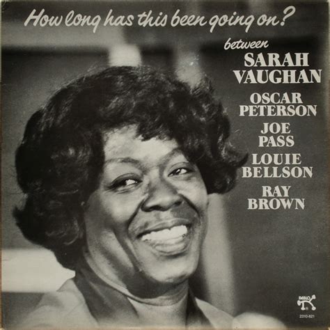 Sarah Vaughan How Long Has This Been Going On 1978 Vinyl Discogs