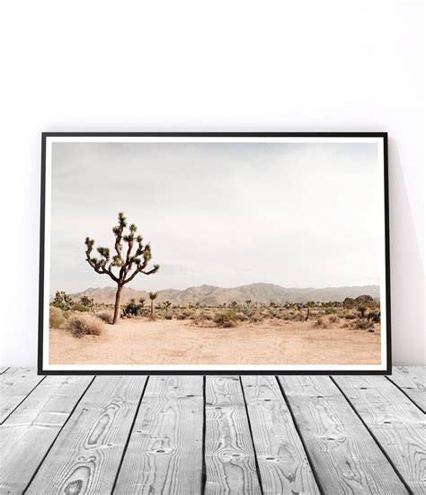 Joshua Tree Desert Print California Wall Art Southwestern Decor