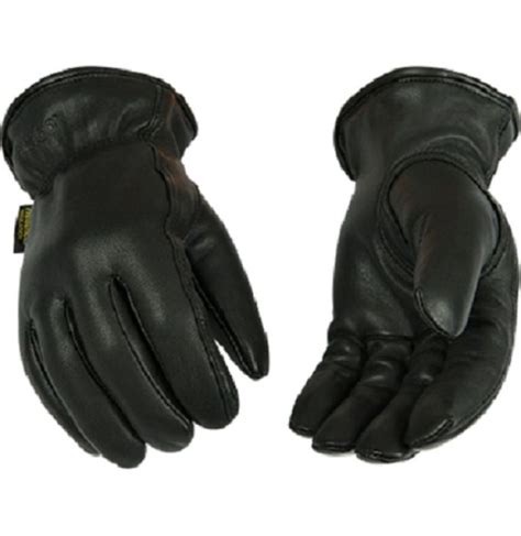 Men S Full Grain Goatskin Leather Gloves Gertens Garden Center