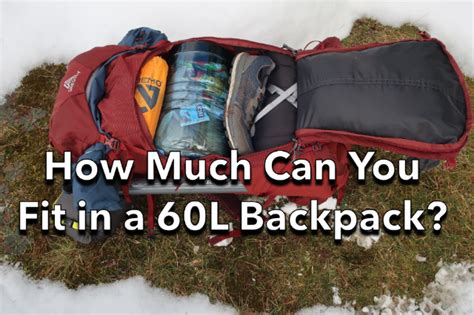 Maximizing Storage Tips For Packing A 60 Liter Backpack SectionHiker