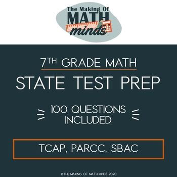 State Test Prep Questions Th Grade Math Review For Parcc Tcap Sbac