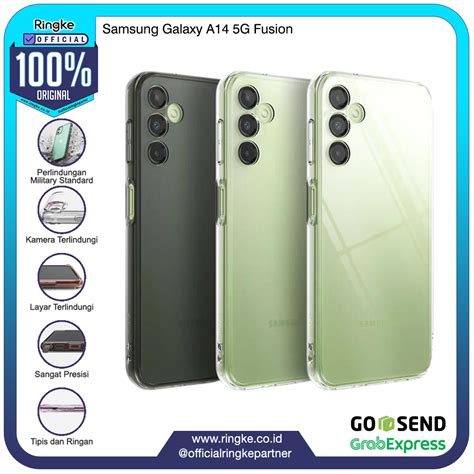 Jual Ringke Galaxy A14 5G Fusion Softcase Anti Crack Military Slim