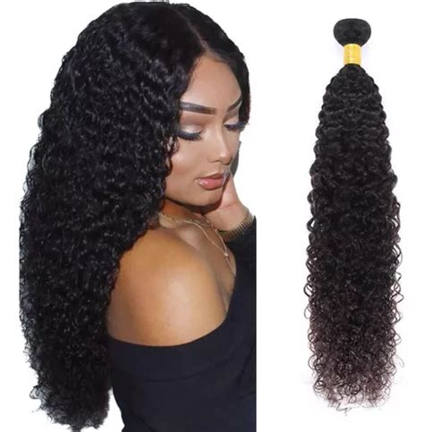 Cabelo Humano Natural Mega Hair Wavy Na Tela 70cm 100grams