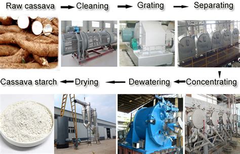 Cassava Production Line Technology Support Cassava Root Extraction Machine For Starch Flour