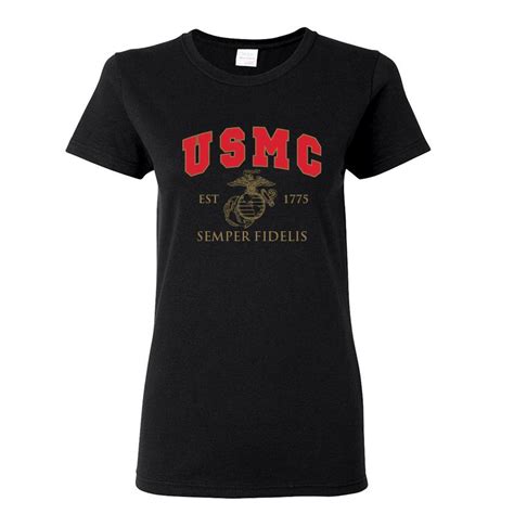 Ladies Usmc T Shirt Marine Corps Shirt For Women Marine Corps T