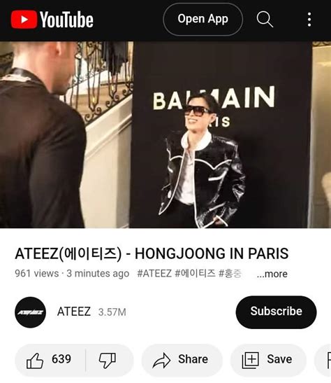 ATEEZ 에이티즈 HONGJOONG IN PARIS ATEEZ 에이티즈 AMINO Amino