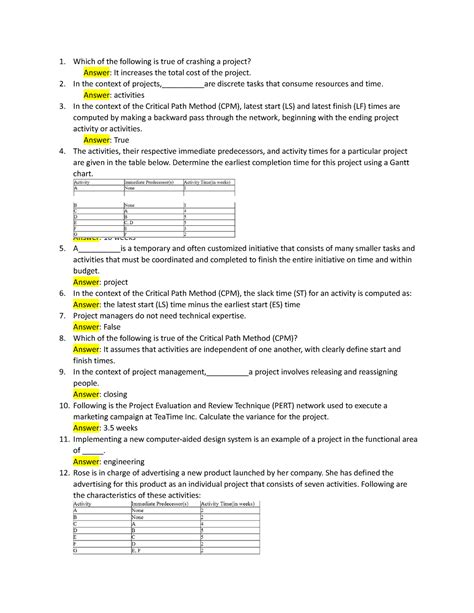 Mgmt Chapter Practice Test Review Which Of The Following Is