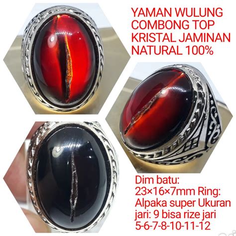 Jual CINCIN BATU YAMAN WULUNG COMBONG NATURAL ALAM 100 Shopee Indonesia