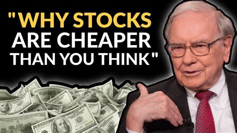 Warren Buffett Why Stocks Are Not Overvalued Right Now Youtube