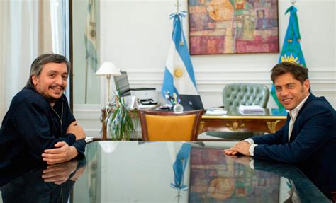 M Ximo Kirchner Y Axel Kicillof Encabezaron Una Reuni N Con Dirigentes