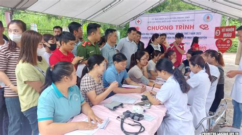 Ghi nhận Chương trình Hiến máu tình nguyện lần thứ 2 năm 2023