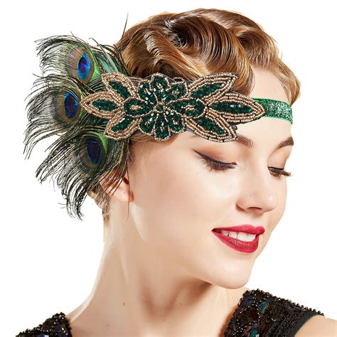 Buy Babeyond 1920s Headpiece Vintage 1920s Headband Crystal Headband Flapper Headpiece With