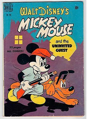 Comicsvalue Dell Four Color 286 Walt Disney S MICKEY MOUSE 1950