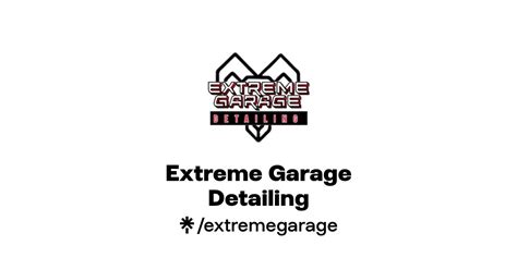 Extreme Garage Detailing Instagram Tiktok Linktree