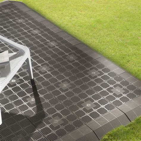 Dalle Clipsable Plastique Terrasse Balcon Piscine Spa Jardinex