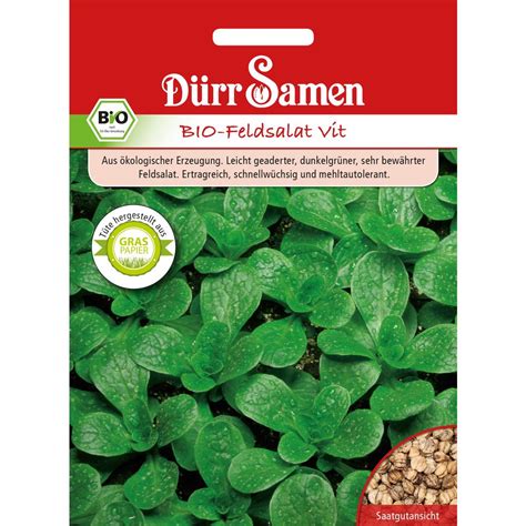 D Rr Samen Bio Feldsalat Vit Packung Bloomling Deutschland