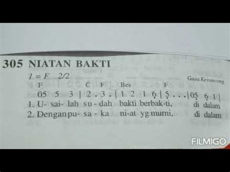 Madah Bakti Niatan Bakti Youtube