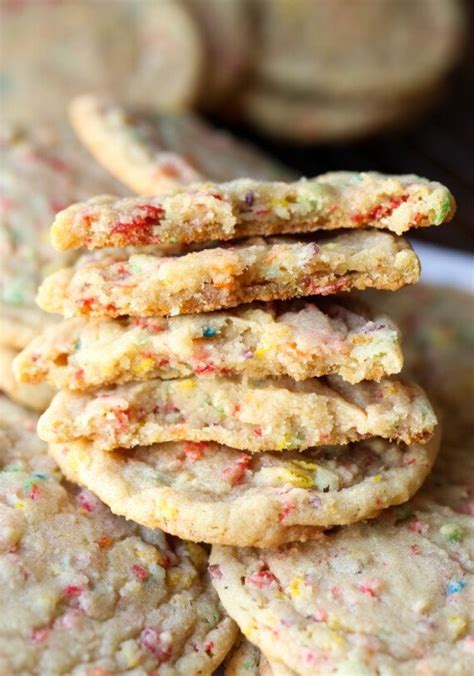 Fruity Pebbles Sugar Cookies Recipe Cookies And Cups