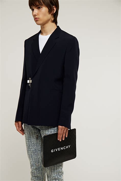 Wool Jacket With U Lock Buckle Givenchy Blondie Shop