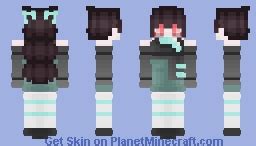 [ Cyber Scientist Girl ] Minecraft Skin