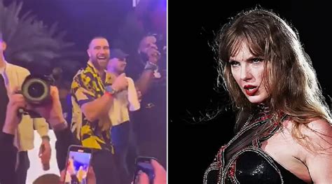 Watch as Travis Kelce was SPOTTED Hilariously dancing to Taylor Swift's ...