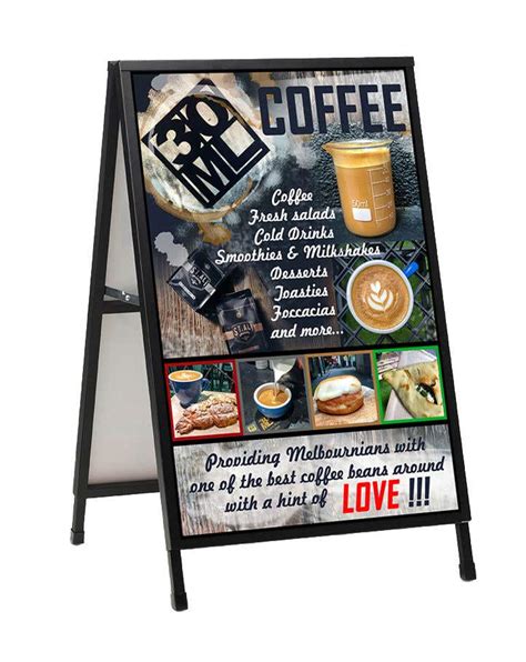 Create a sandwich board design for Cafe | Freelancer